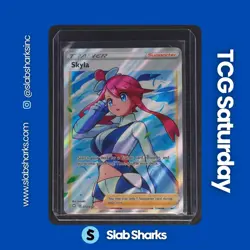 2021 POKEMON SWORD & SHIELD SHINING FATES #072/072 SKYLA ULTRA RARE - Image 1