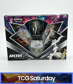 POKEMON TCG ARCEUS V FIGURE COLLECTION SEALED BOX - Image 1