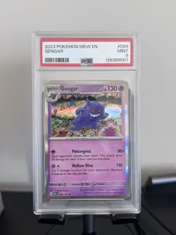 2023 POKEMON MEW EN-151 #094 GENGAR PSA 9 - Image 1