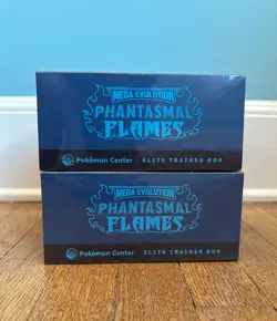 Pokemon Center Mega Evolution Phantasmal Flames Elite Trainer Box ETB - LOT OF 2 - Image 2