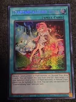 Yugioh! TCG - Traptantalizing Tune - Prismatic Secret Rare - MP25-EN143 - Image 1