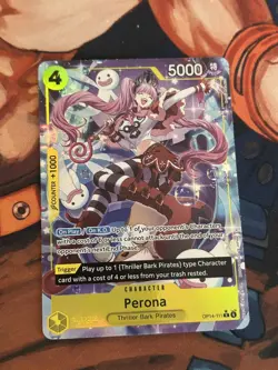 One Piece TCG Perona OP14-111 Rare Alt Art Foil - Image 1