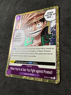 One Piece Awakening of The New Era Foil When You’re At Sea OP05-076 - Image 3