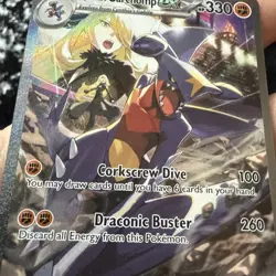 Pokemon TCG Destined Rivals Cynthia's Garchomp EX Card | SIR Holo #232/182 - Image 5