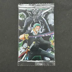S4958 Roronoa Zoro vs Pica R No.17 Japanese One Piece Wafer Card SEALED F12 - Image 1