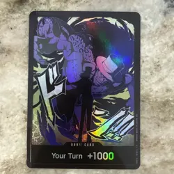 DON!! Card Rob Lucci Foil PRB-02 The Best Vol 2 One Piece Holo Black Your Turn - Image 1