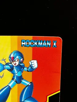 Mega MAN X Card 10 X-Buster CAPCOM BANDAI JAPAN Japanese 1993 Very Rare - Image 4