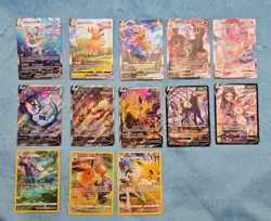 Pokemon TCG Eeveelutions VMAX/V Lot 13 English Pokemon Cards *READ DESCRIPTION* - Image 1