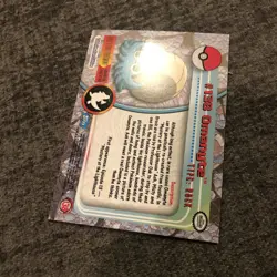 #138 Omanyte Rainbow Foil Topps TV Animation Series 3 Pokemon Card 2000 - Image 5