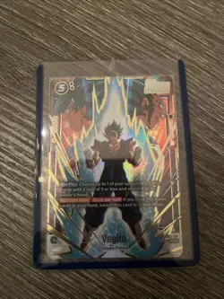Dragon Ball Fusion World Vegito Secret Rare Card Alt Art FB02-139 - Image 3