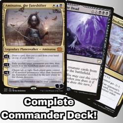 MTG Commander EDH Deck Aminatou, the Fateshifter 100 Cards Custom Deck Flicker - Image 1