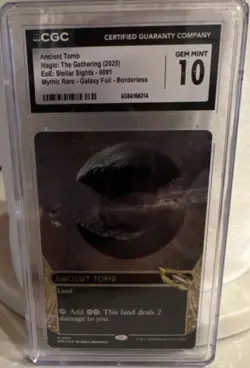 Ancient Tomb CGC 10 Galaxy Foil Borderless Mythic Rare Stellar Sights MTG - Image 1
