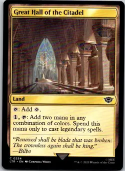 Magic the Gathering Great Hall of the Citadel The Lord of the Rings MTG - Image 1