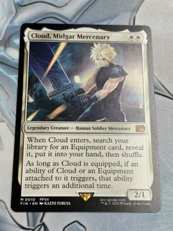 MTG Cloud, Midgar Mercenary English Final Fantasy FIN NM M0010 - Image 1
