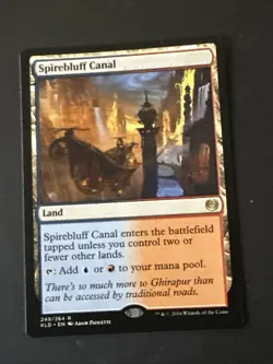 Spirebluff Canal X1 Kaladesh Ex+ Condition See Pics Front Back - Image 1