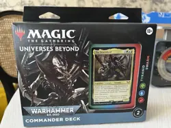 MTG Universes Beyond: Warhammer 40k Tyranid Swarm Commander Deck New in Box - Image 1