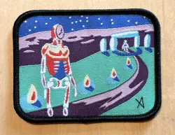 Time Walk Phelddie Embroidered Patch 3x2.25 Inches Amy Weber Mtg - Image 1