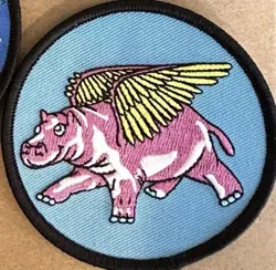 Time Walk Phelddie Embroidered Patch 3x2.25 Inches Amy Weber Mtg - Image 2