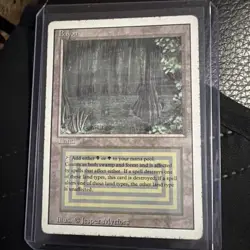 MTG Bayou Revised Edition - Swampy around the edges, but otherwise in good shape - Image 1