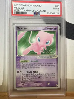 Pokemon Mew EX TCG World Championship Single Card 88/92 - Image 1