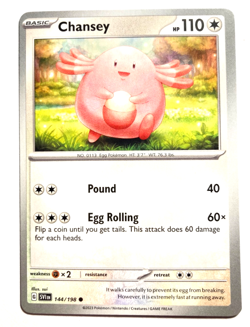 Pokemon Chansey! + FREE extra Rare card! - Image 1