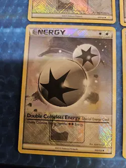 4 X Double Colorless Energy 103/123 Pokemon League Promo Holo - Image 5