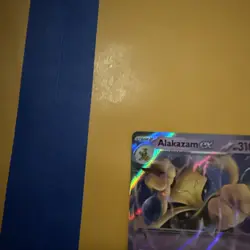 Pokemon TCG 151 Error No Star Pattern – Alakazam ex 050 Black Star Promo - Image 2