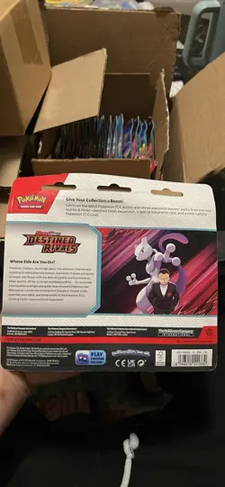 Pokemon Scarlet & Violet Destined Rivals 3 Pack Blister Kangaskhan Sealed New - Image 2