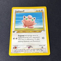 Jigglypuff 44/105 1st Edition Neo Destiny Common Pokemon Light Play - Image 1