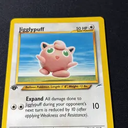 Jigglypuff 44/105 1st Edition Neo Destiny Common Pokemon Light Play - Image 2