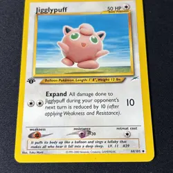 Jigglypuff 44/105 1st Edition Neo Destiny Common Pokemon Light Play - Image 3