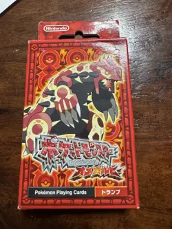 2015 pokemon omega ruby Poker playing cards - Pokemon center Japan sealed - Image 1