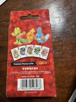 2015 pokemon omega ruby Poker playing cards - Pokemon center Japan sealed - Image 2