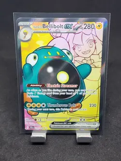Iono's Bellibolt ex Full Art 172/159 Sv09: Journey Together Pokemon Card TCG NM+ - Image 1