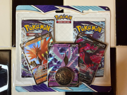 Pokemon Center Exclusive Chilling Reign TCG 2 Pack Booster Galarian Birds - Image 1