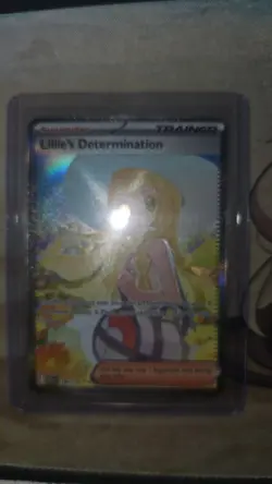 Pokemon Lillie's Determination Full Art Holo 184/132 Mega Trainer Rare TCG - Image 2