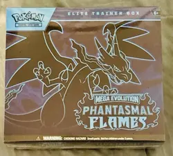 Pokemon PHANTASMAL FLAMES ETB Elite Trainer Box Mega Evolution New Sealed - Image 1