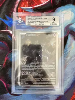 Mewtwo Pokemon 151 Ultra Premium Collection Black Star Promo 052 BGS 9 - Image 1