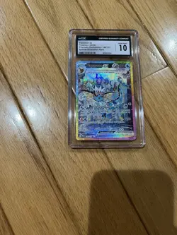 CGC 10 GEM MINT - VAPOREON EX - PRE EN 149/131 SIR Pokemon Prismatic Evolutions - Image 3