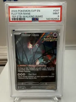 Pokemon: PSA 9 Flutter Mane #097 2024 Pokemon Svp En-Sv Black Star Promo - Image 1