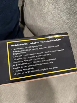 New Pokemon TCG 25th Anniversary Celebrations Prime Collection Box 820650809750 - Image 3