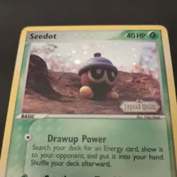 Pokemon Seedot 61/92 Stamped Reverse Holo Legend Maker 2006 - Image 2