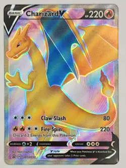 Pokemon Charizard V SWSH050 Sword & Shield Champions Path ETB Promo Holo NM - Image 1