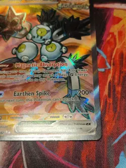Pokemon Sandy Shocks ex – PAR 228/182 – Secret Rare Full Art – Ultra Rare – NM - Image 4