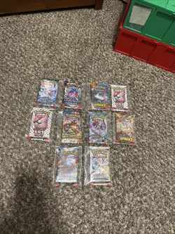Lot Of 10 Pokemon TCG Packs Mixed Sets See Pics - Image 2