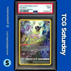 2023 POKEMON SWORD & SHIELD CROWN ZENITH GALARIAN GALLERY #GG10/GG70 MEW PSA 9 - Image 1