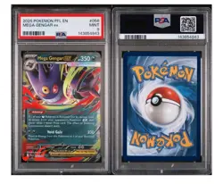 PSA 9 Mint 2025 Pokemon PFL En Mega Gengar ex #056 - Image 3