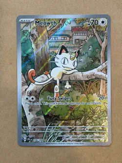 Pokemon TCG 2025 Meowth Mega Evolutions Phantasmal Flames #106/094 NM Condition - Image 1