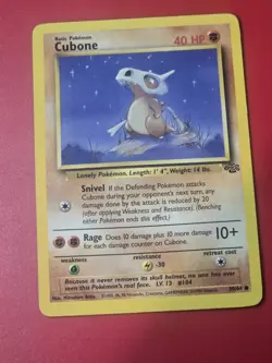Cubone Jungle 50/64 Common Unlimited Pokemon TCG LP - Image 2