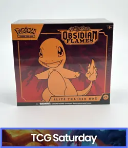 POKEMON TCG SCARLET & VIOLET OBSIDIAN FLAMES SEALED ETB ELITE TRAINER BOX - Image 1